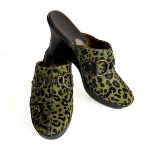 Cute Cole Haan Calf Hair Clogs 6